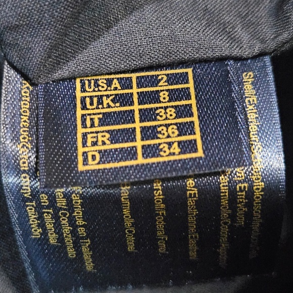 Brooks Brothers Dress Womens 2 Navy Blue Geometric Print Fit Flare Office Casual - Picture 8 of 11